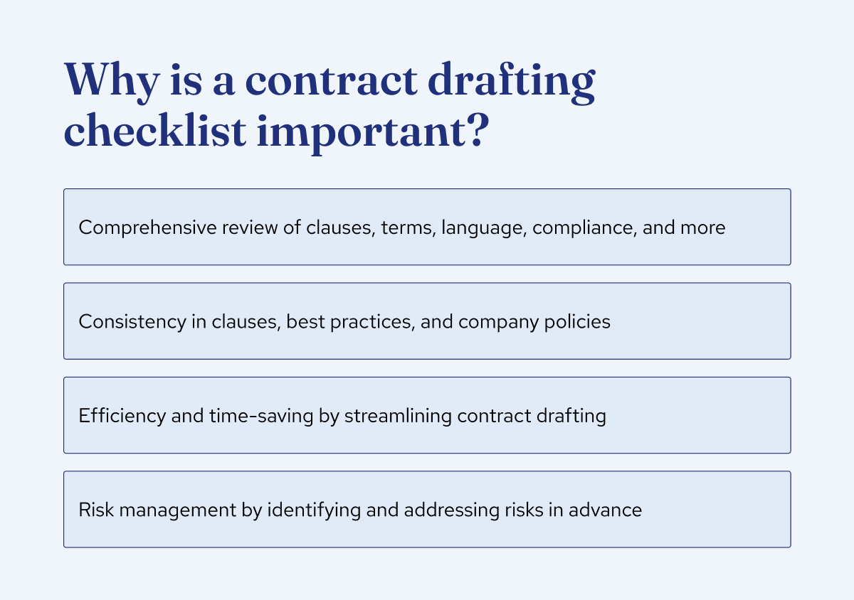 The Ultimate Contract Drafting Checklist